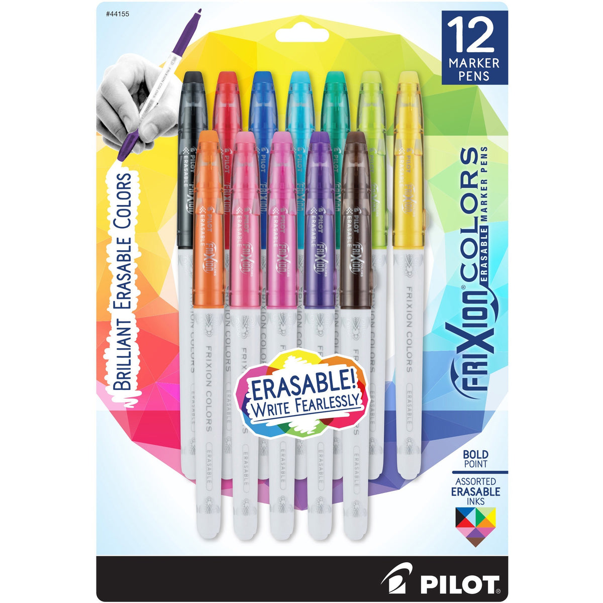 Pilot Marker Pens - Bold Point - Assorted - 12 / Pack