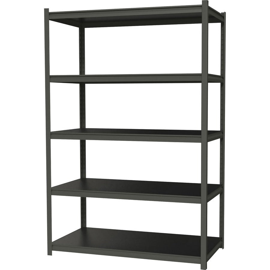 Lorell Iron Horse 3200 lb Capacity Riveted Shelving - 5 Shelf(ves) - 72" Height x 48" Width x 18" Depth - 28% Recycled -