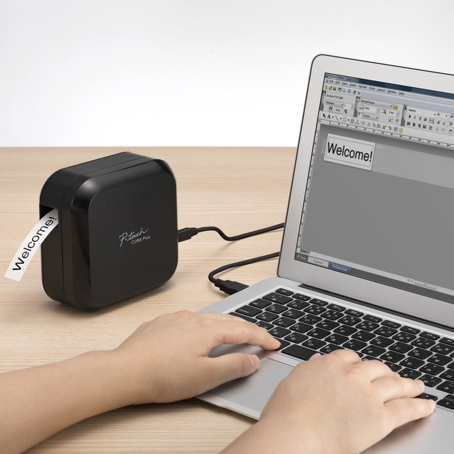 P-touch PTP710BT Direct Thermal Printer - Monochrome - Handheld - Label Print - USB - Bluetooth - 0.71" Print Width - 0.