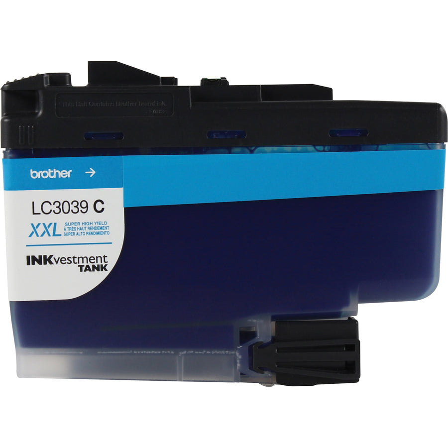 Brother INKvestment LC3039C Original Ultra High Yield Inkjet Ink Cartridge - Single Pack - Cyan - 1 Each - 5000 Pages