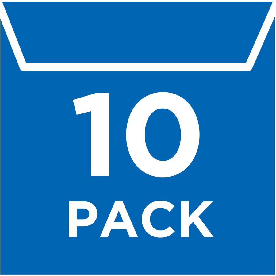 Avery® Vinyl Self-Adhesive Media/CD/DVD Pockets - 10 x CD/DVD Capacity - Top Loading - Clear - Vinyl - 10 / Pack
