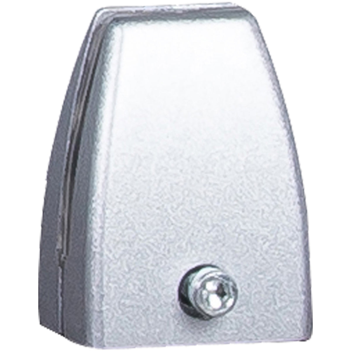 Boss Simple System Modesty Panel Bracket - 1.80" Width x 1.30" Depth x 2.40" Height - Metal - Silver, Driftwood - 1 Box