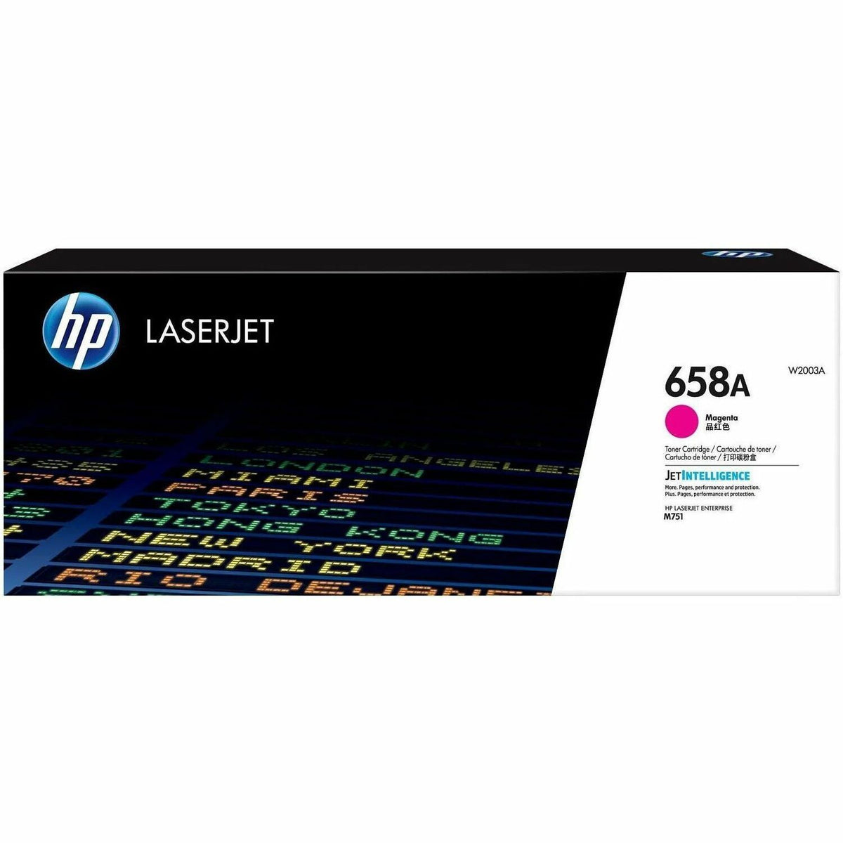 HP 658A Original Laser Toner Cartridge - Magenta - 1 Each - 6000 Pages