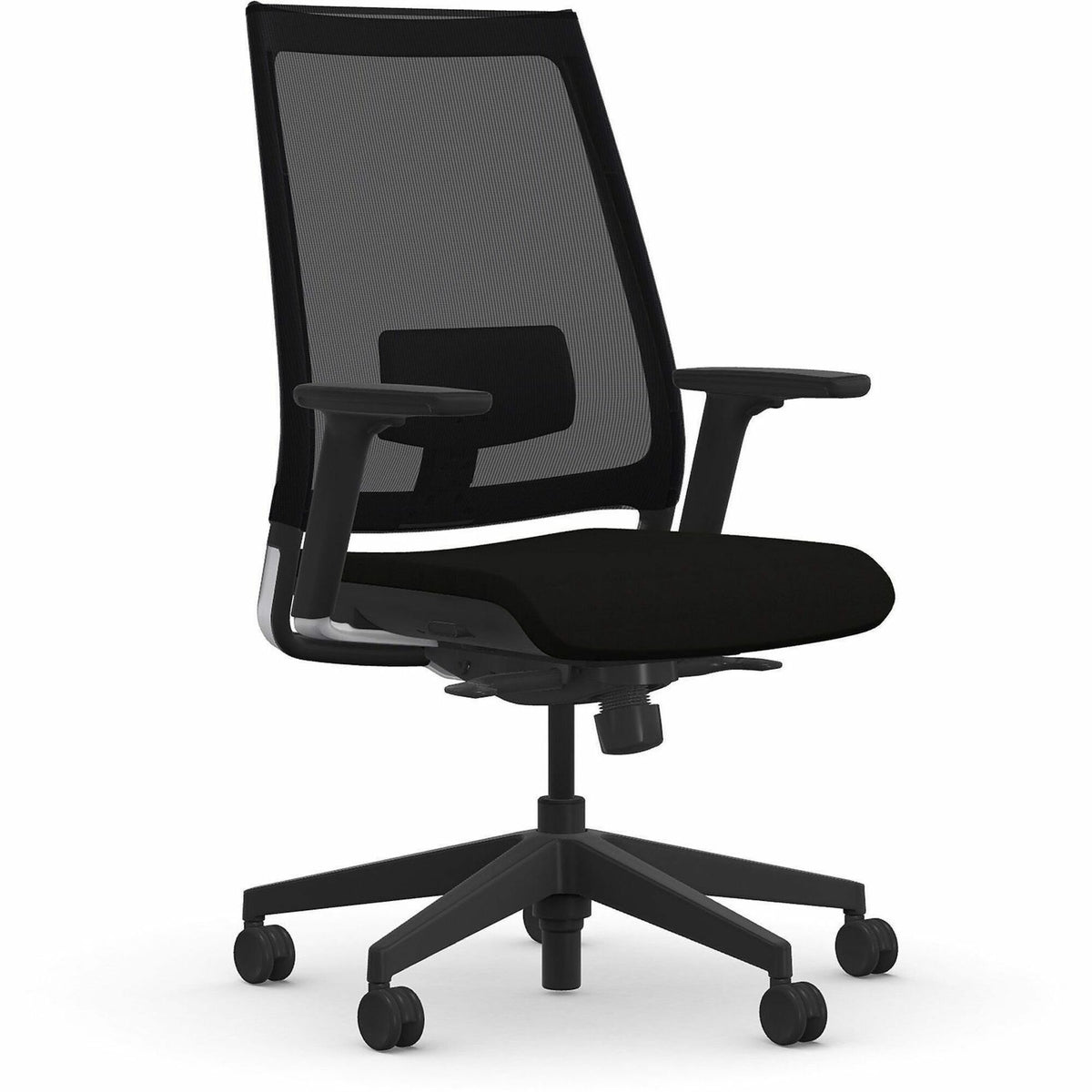 9 to 5 Seating Luna 3460 Task Chair - Onyx Seat Color - Foam Seat Material - Black Back Color - Mesh Back Material - 5-s