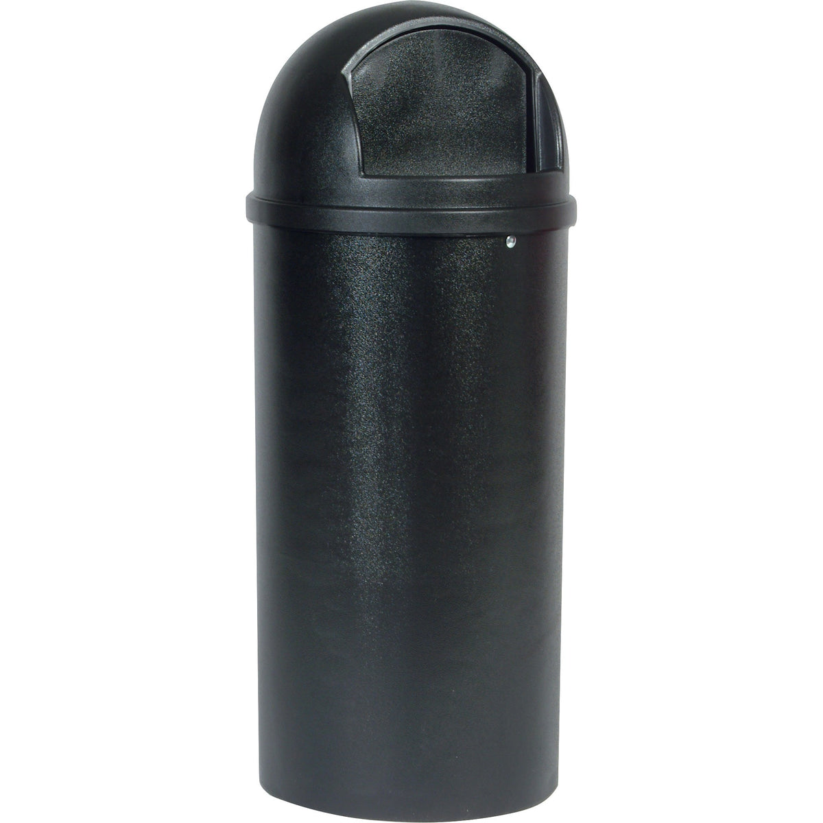 Rubbermaid Commercial Marshal 25 gallon Container - Push Door Opening - Hinged Lid - 25 gal Capacity - Round - Fire Resi