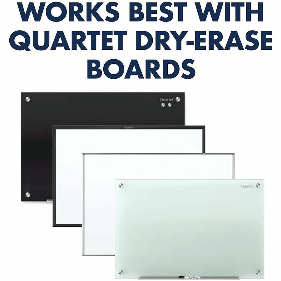 Quartet Dry-Erase Board Eraser - 2.38" Width x 6" Length - Used as Stain Remover, Dust Remover - Dustless, Magnetic - Si