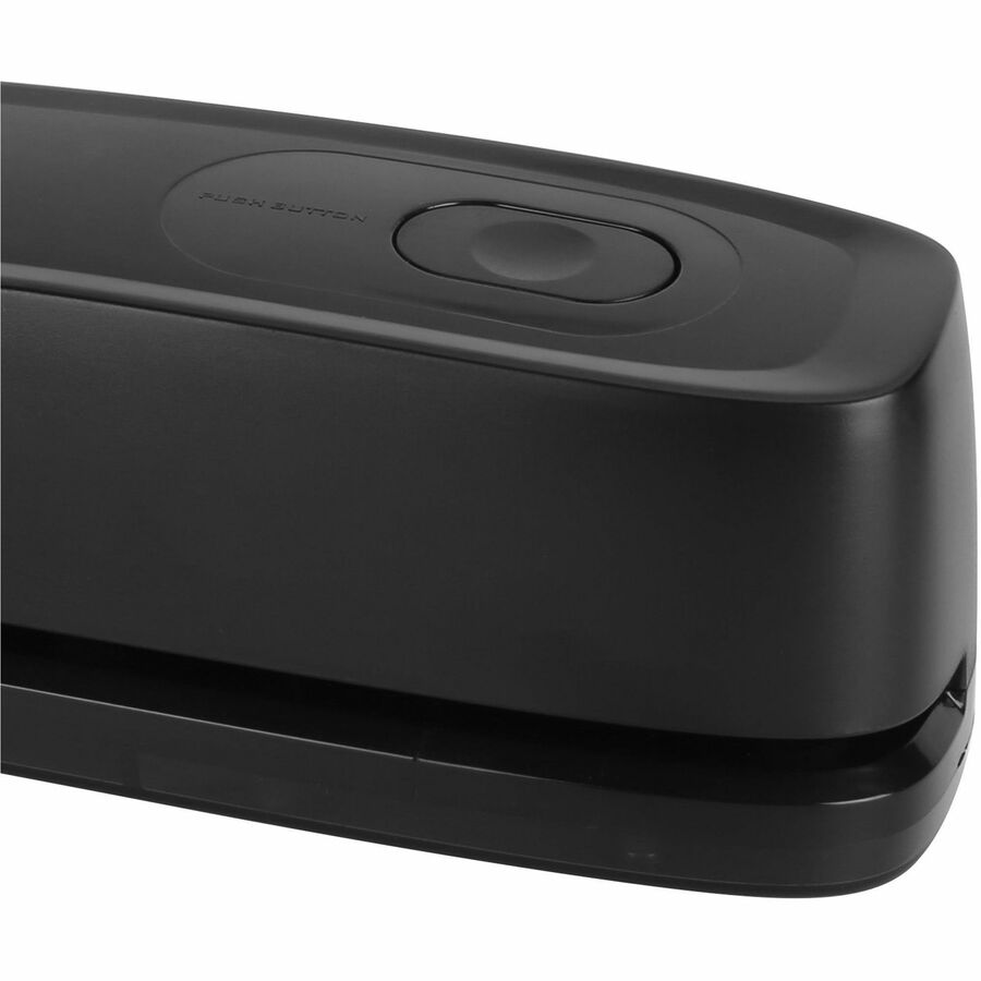 Business Source Electric Hole Punch - 3 Punch Head(s) - 10 Sheet of 20lb Paper - 9/32" Punch Size - 2.6" Width x 11.9" D