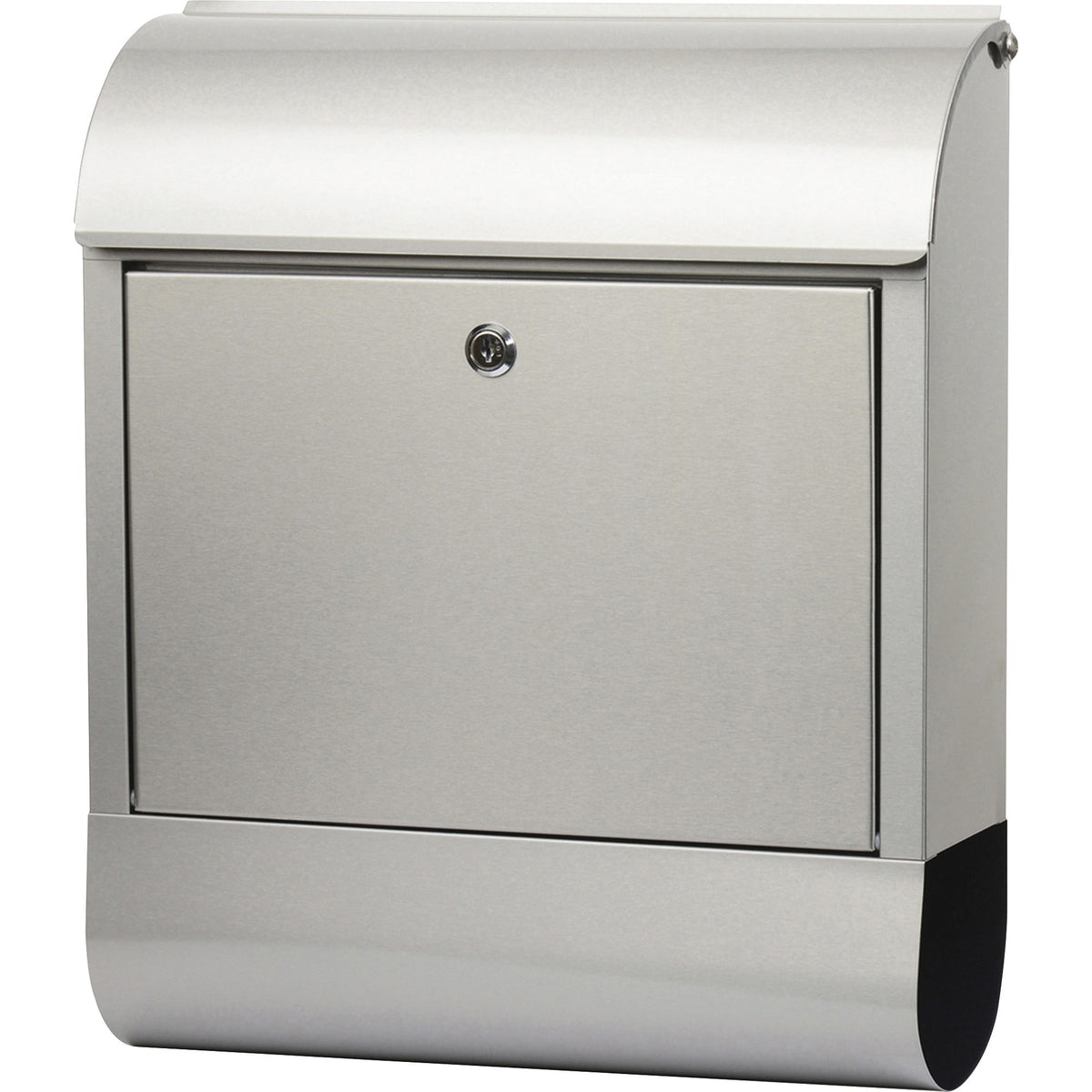 Tatco Indoor/Outdoor Stainless Steel Mailbox - Stainless Steel - Silver - For Indoor, Outdoor, Mail, Magazine, Newspaper