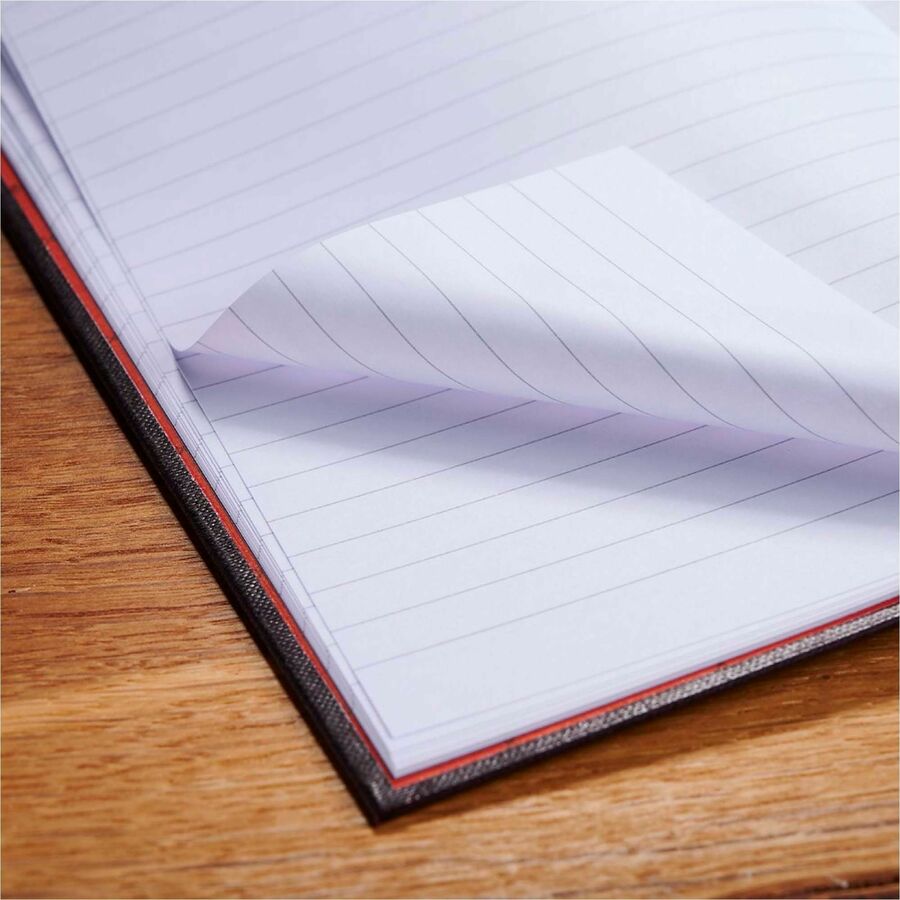 Black n' Red Casebound Hardcover Notebook 3-pack - Case Bound - 12" Height x 8.5" Width x 1.7" Length - Matte Cover - 3