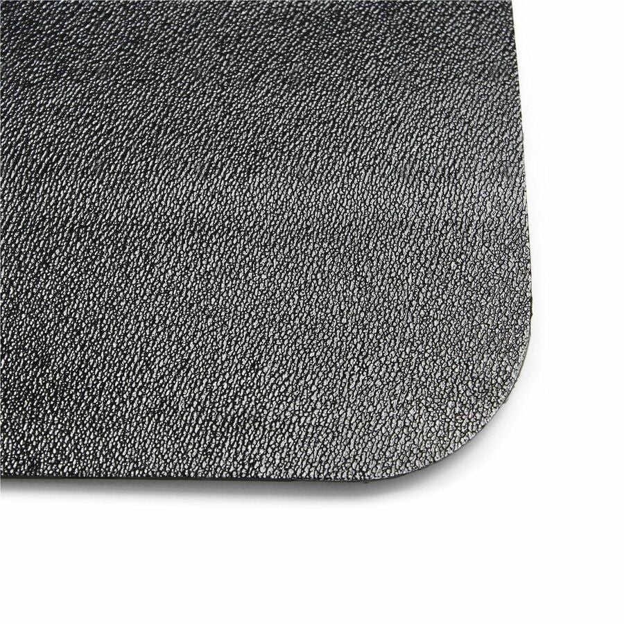 Floortex Cleartex Advantagemat Black Hard Floor PVC Rectangular Chair Mat - Hard Floor - 60" Length x 48" Width x 0.080"