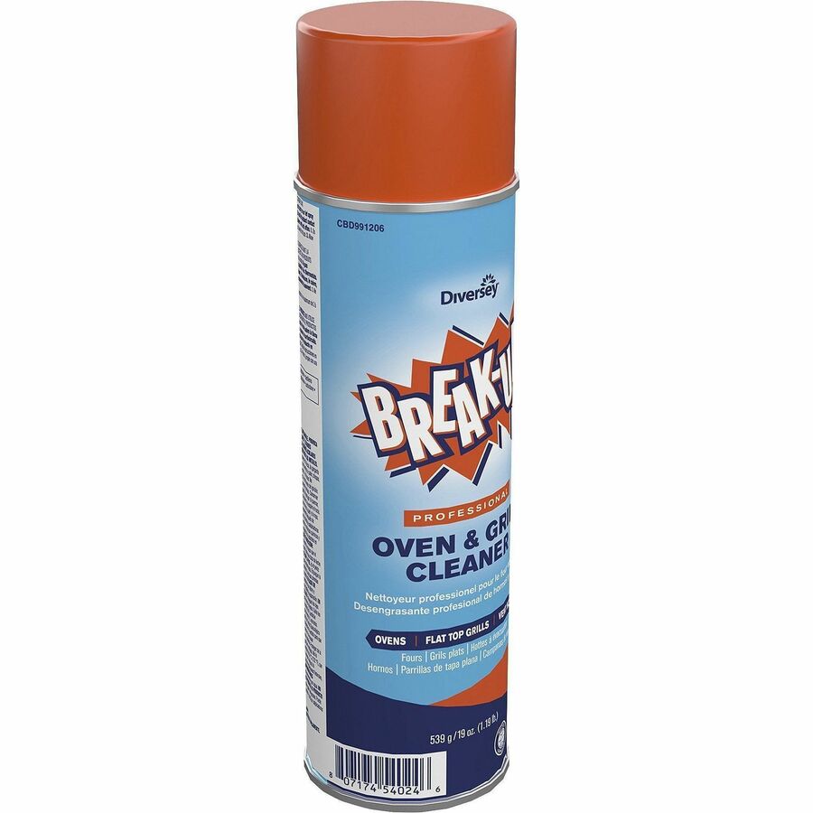Diversey Professional Oven & Grill Cleaner - 19 fl oz (0.6 quart) - Citrus Scent - Heavy Duty, Fast Acting - Tan - 6 / C