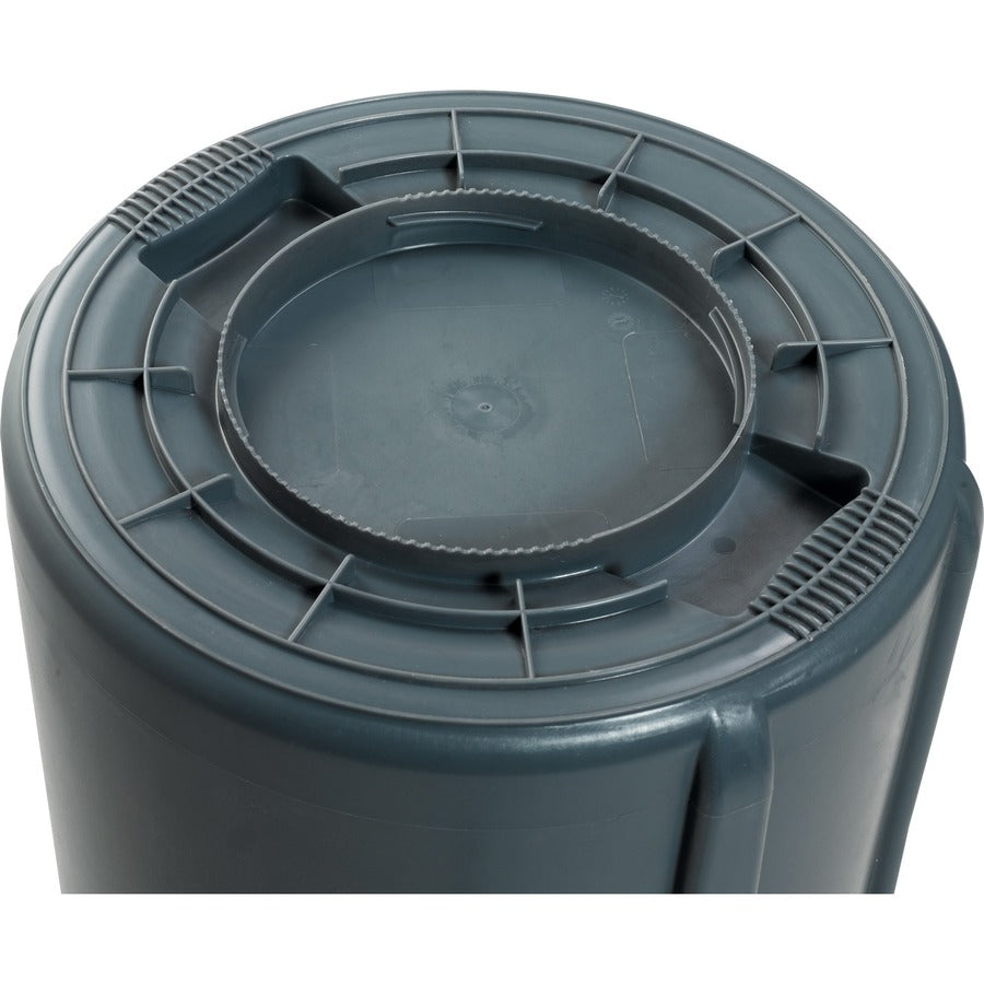 Rubbermaid Commercial Brute 44-Gallon Vented Utility Containers - 44 gal Capacity - Round - 4 / Carton