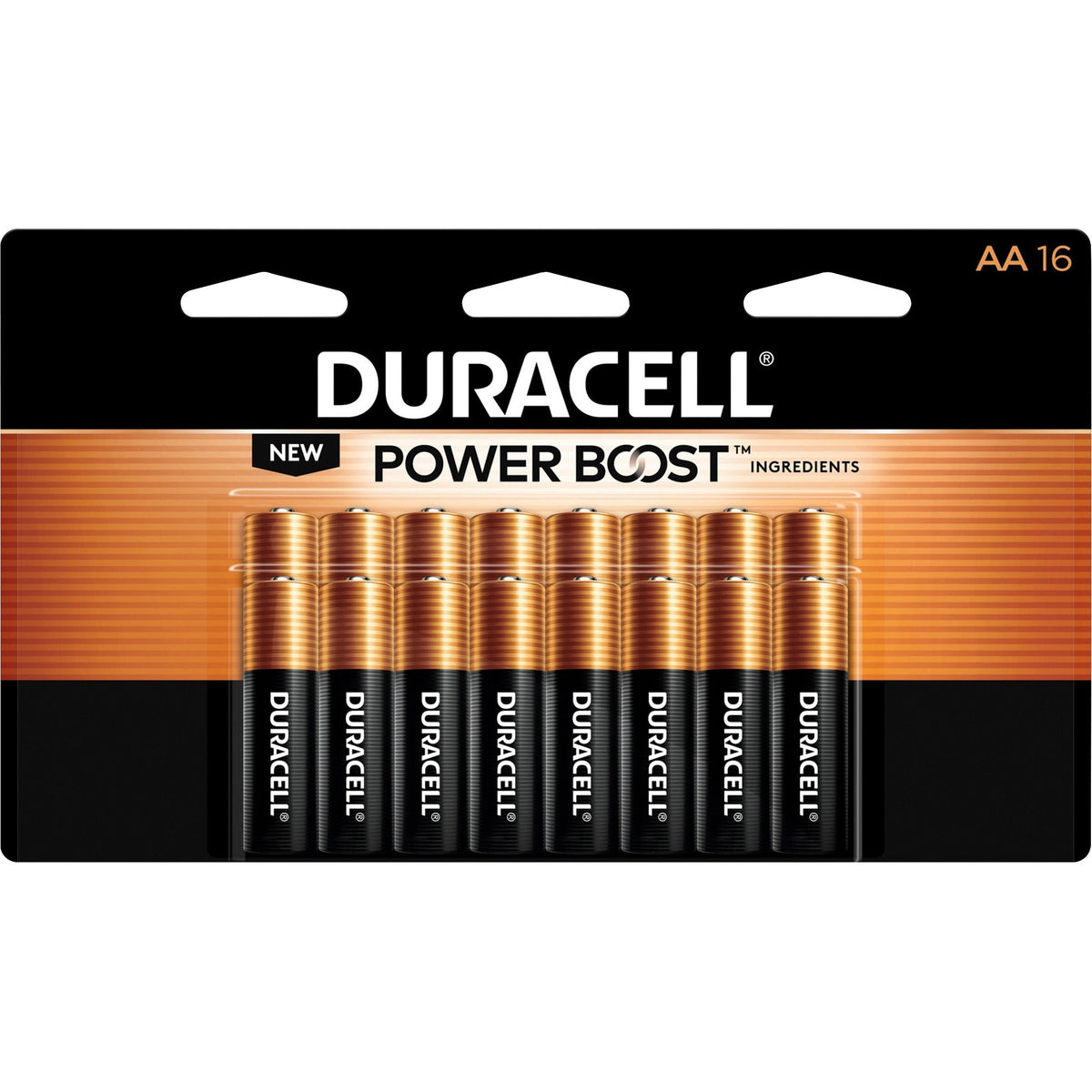 Duracell Coppertop Alkaline AA Battery 16-Packs - For Multipurpose - AA - 1.5 V DC - 16/Pack - 12 / Carton