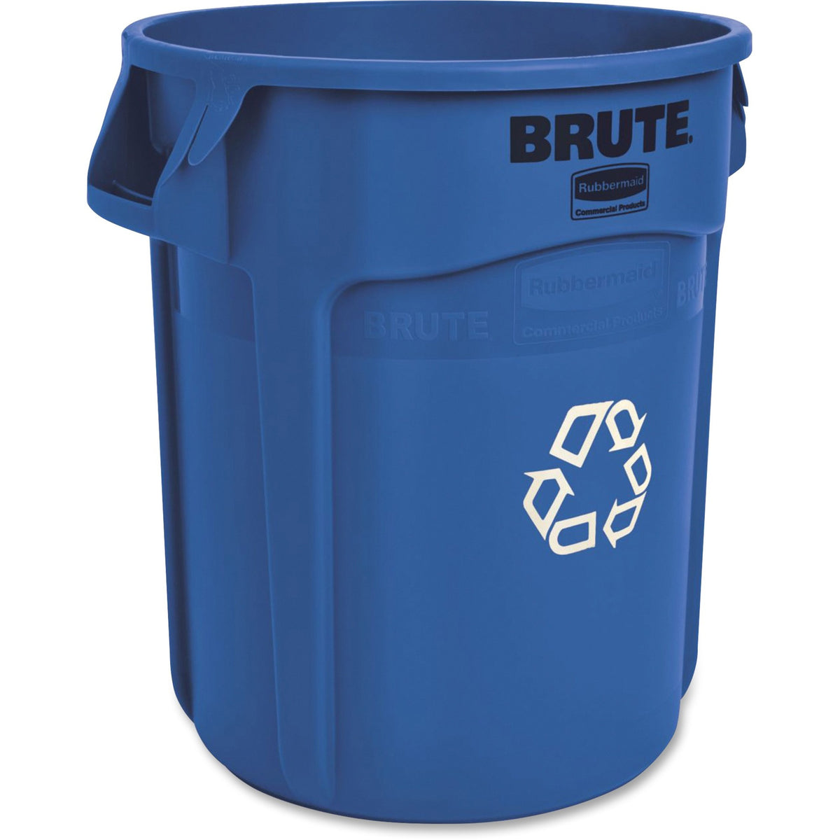 Rubbermaid Commercial Brute 20-Gallon Vented Recycling Containers - 20 gal Capacity - 6 / Carton