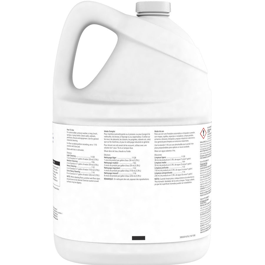 Diversey Hot Springs Heavy-Duty Cleaner - 128 fl oz (4 quart) - Citrus Scent - Caustic-free, Solvent-free, Phosphate-fre