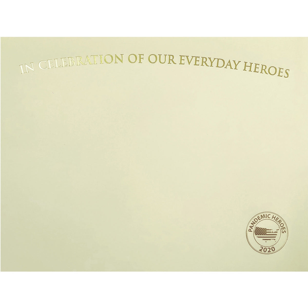 St. James® Premium-Weight Certificates - 65 lb Basis Weight - "Everyday Heroes" - 8.5" Width x 11" Length - Inkjet, Lase