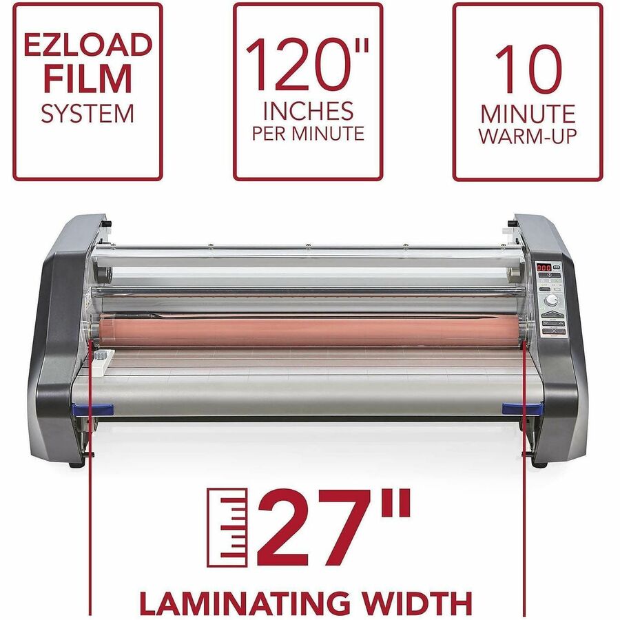 GBC Ultima 55 Thermal Roll EZ Load Laminator - Roll - 27" - 1" Core Diameter - 14" Height x 35" Width x 21" Depth