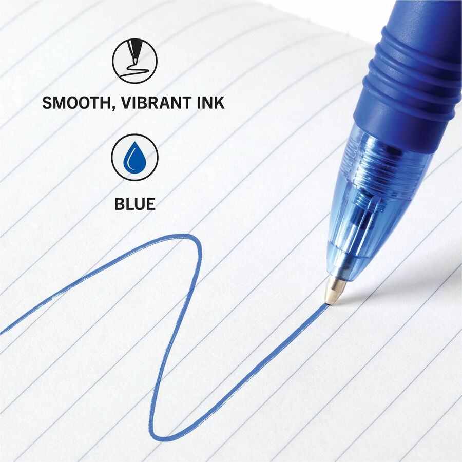 Zebra Pen Z-Grip Retractable Ballpoint Pen - 0.7 mm Pen Point - Retractable - Blue Ink - 1 Pack