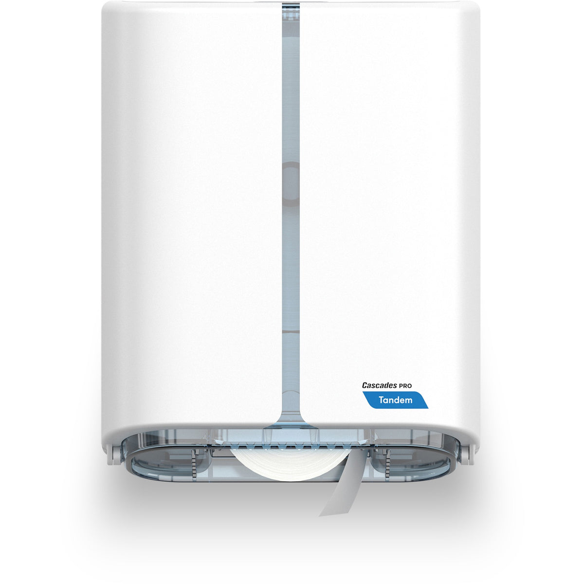 Cascades PRO Tandem Jumbo Toilet Paper Dispenser, Single Roll (C382) - Touchless, Roll Dispenser - 1 x Roll - 1 Each