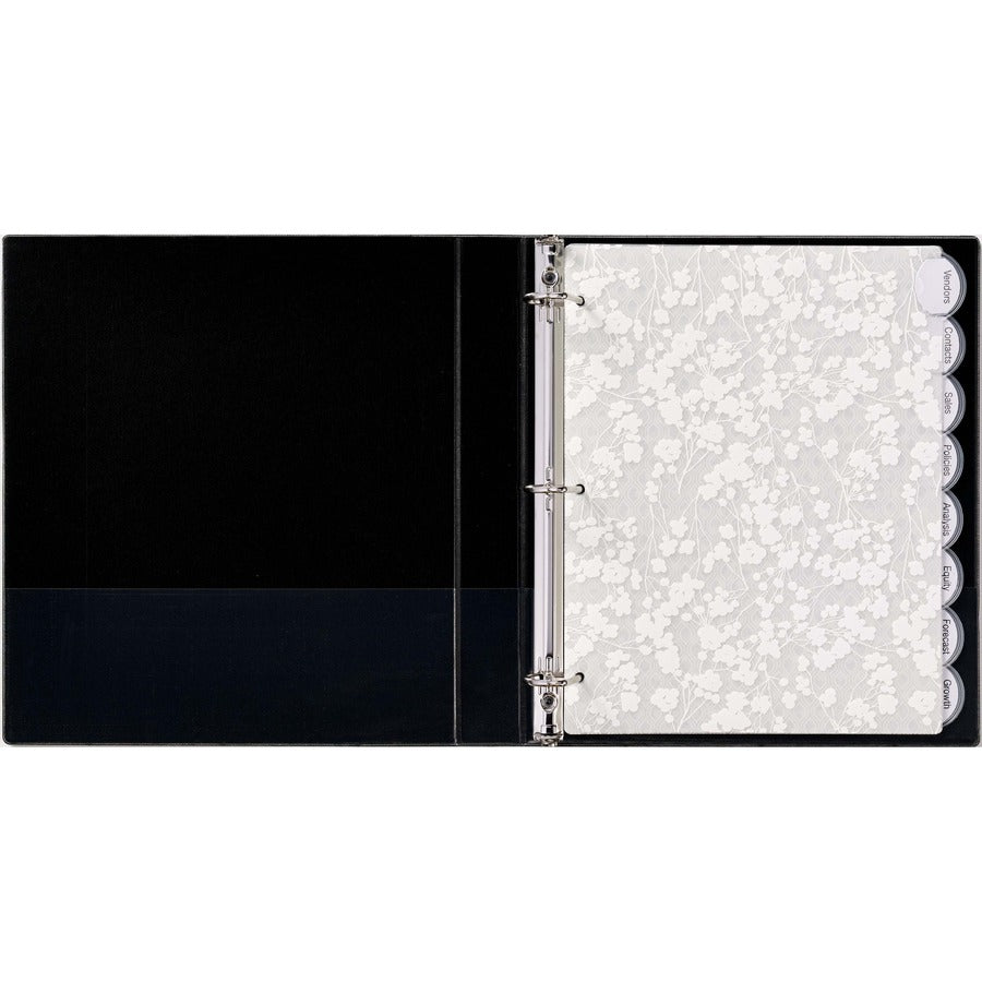 Avery® Style Edge Insertable Plastic Dividers - 8 x Divider(s) - 8 Tab(s) - 8 - 8 Tab(s)/Set - 8.5" Divider Width x 11"