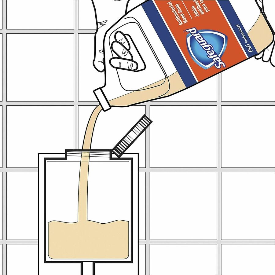 Safeguard Antibacterial Hand Soap - 1 gal - Bacteria Remover, Dirt Remover, Kill Germs - Hand - Moisturizing - Antibacte