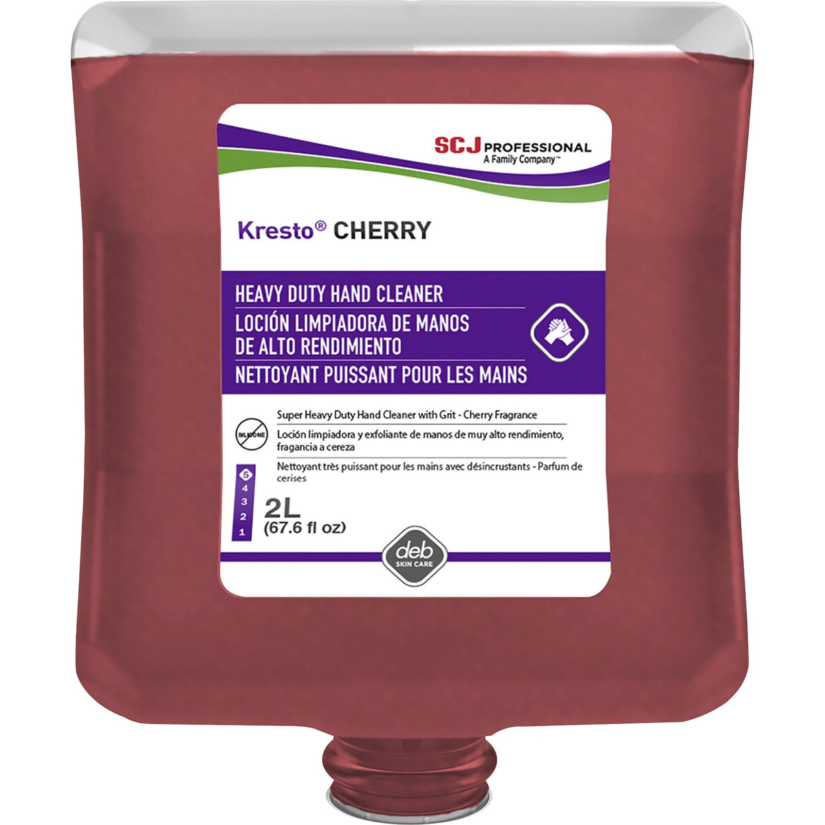 SC Johnson Kresto Cherry Hand Cleaner - Cherry Scent - 2.11 quart - 4 / Carton