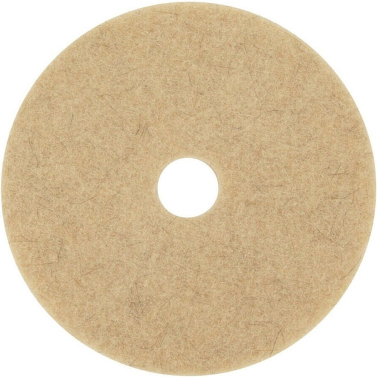3M Natural Blend Tan Pad 3500 - Round27" Diameter x 1" Thickness - Floor, Burnishing - 5 / Carton