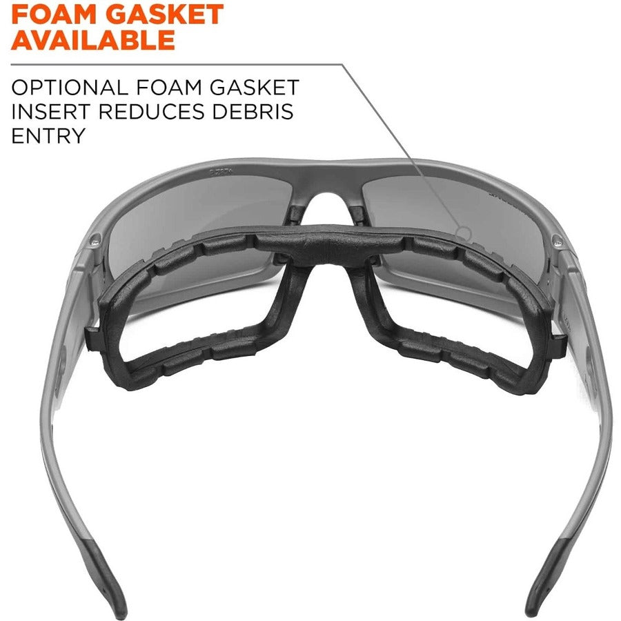 Ergodyne Polarized Smoke Safety Glasses - 1 Each
