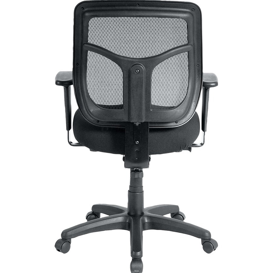 Eurotech Apollo Synchro Mid-Back Chair - Butterscotch Seat Color - Fabric Seat Material - Black Back Color - Fabric Back