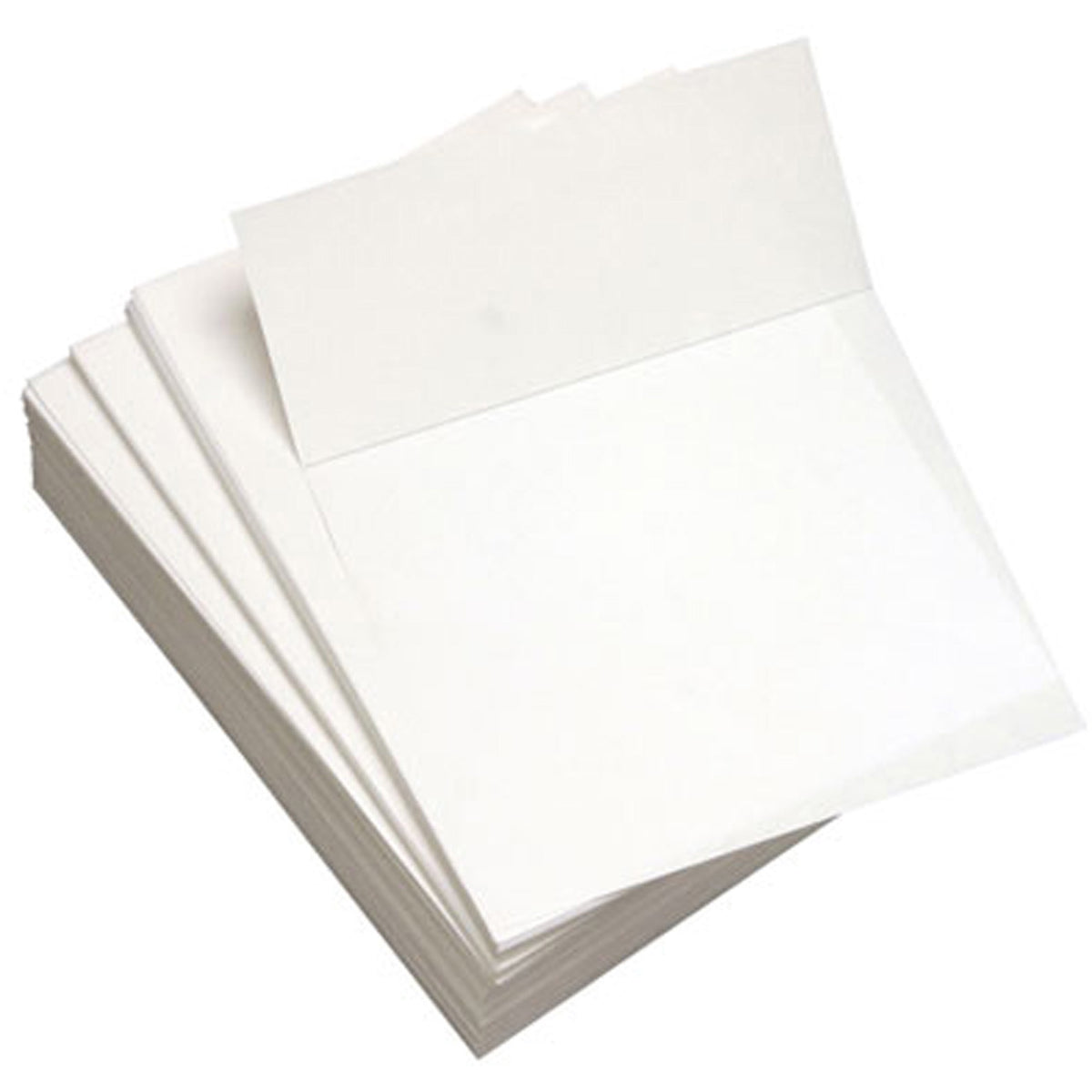 Lettermark Perforated Copy Paper - 92 Brightness - Letter - 8 1/2" x 11" - 20 lb Basis Weight - 75 g/m² Grammage - 5 / C