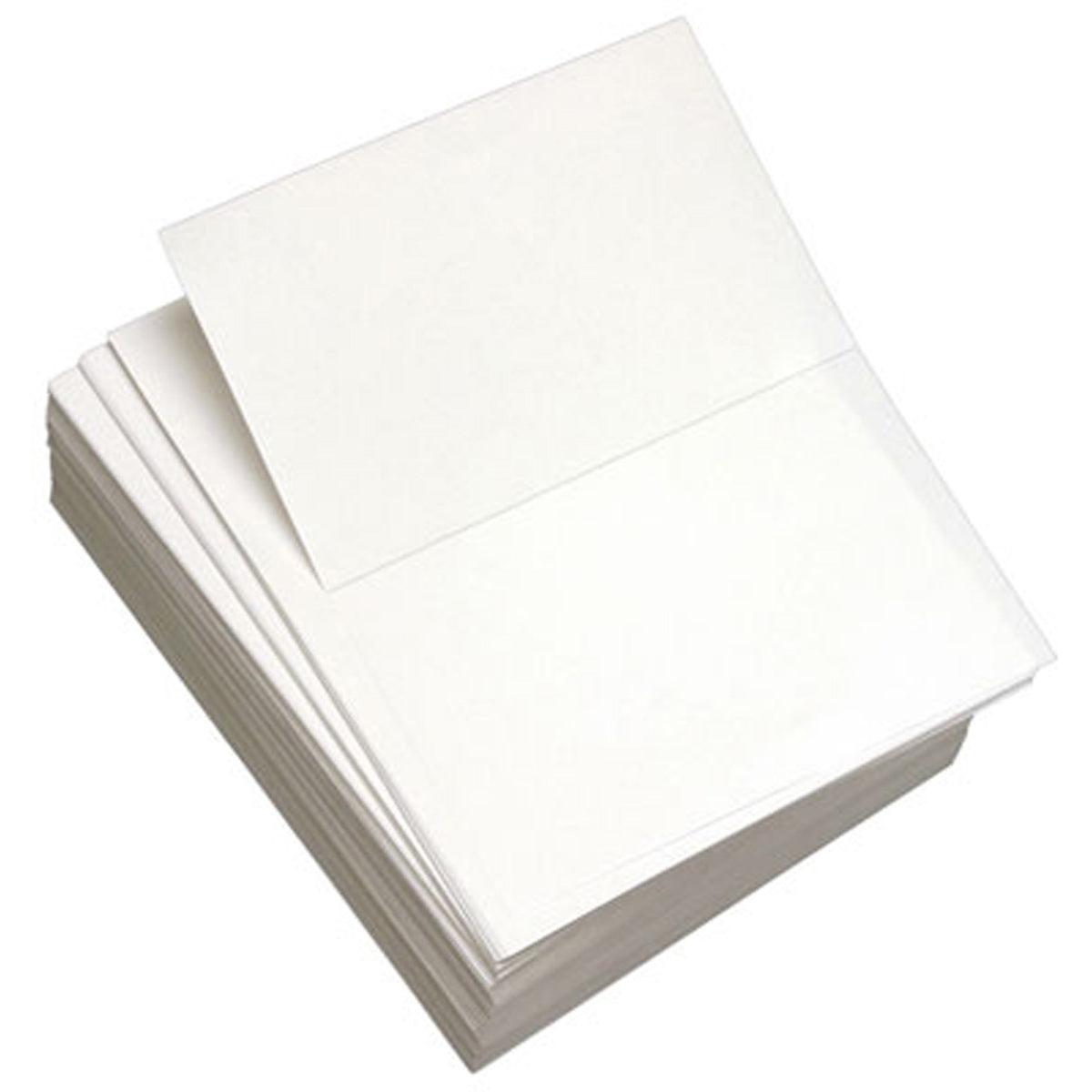 Lettermark Perforated Copy Paper - 92 Brightness - Letter - 8 1/2" x 11" - 20 lb Basis Weight - 75 g/m² Grammage - 5 / C