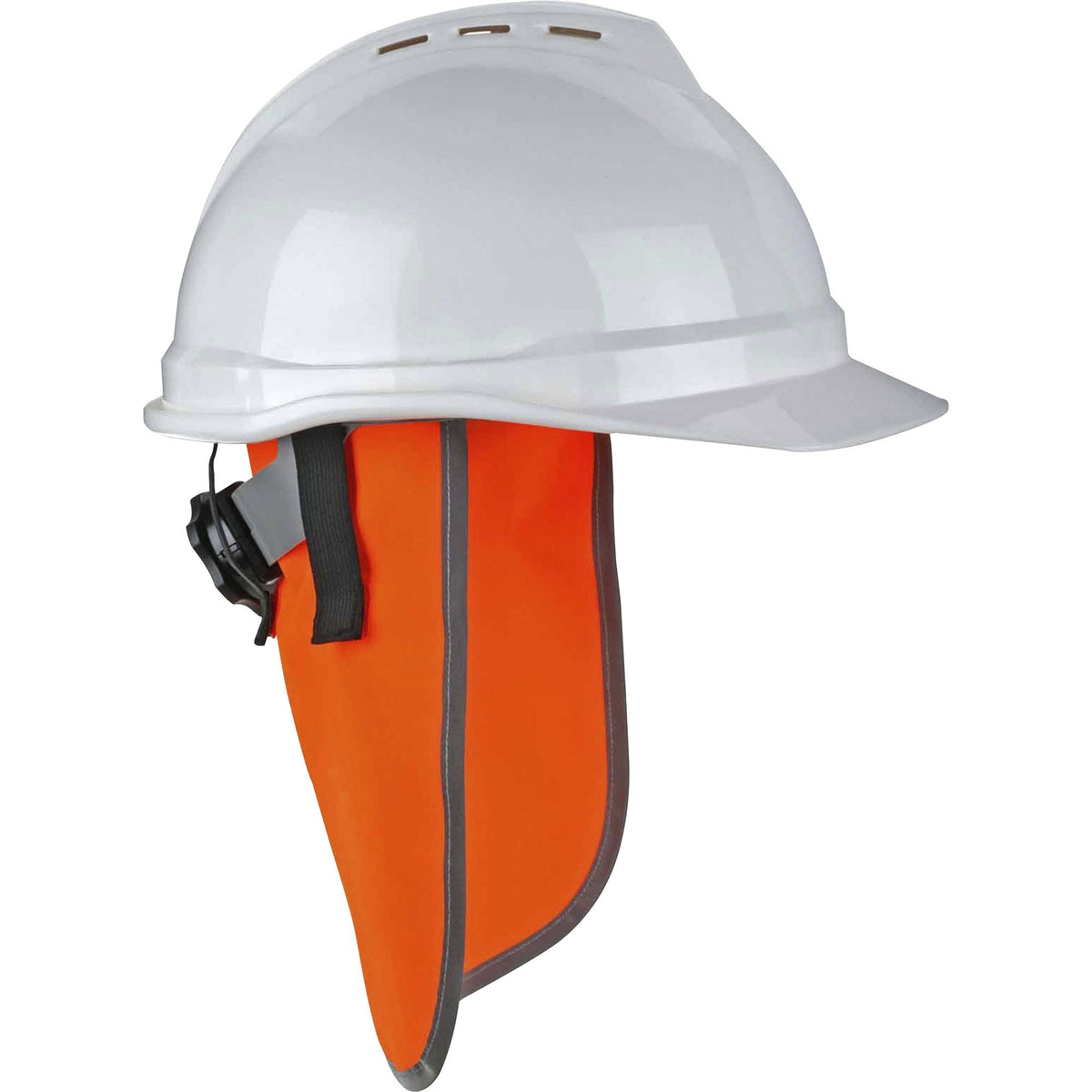 Ergodyne 8006 Hi-Vis Neck Shade - 1" Height x 14.5" Width - Orange - Polyester, Fabric - 6 / Carton
