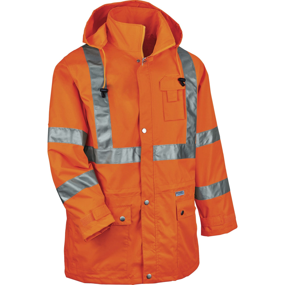 Ergodyne 8365 Type R Class 3 Rain Jacket - Recommended for: Construction, Utility, Emergency, Airline Crew, Railway Work
