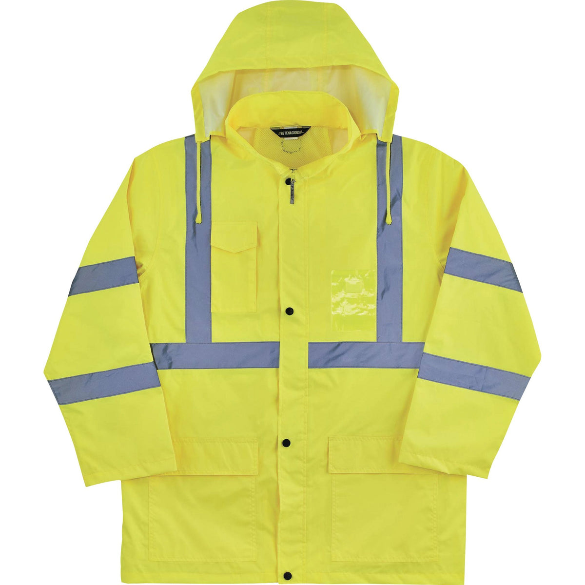Ergodyne 8366 Lightweight Hi-Vis Rain Jacket - Type R, Class 3 - 1 Each