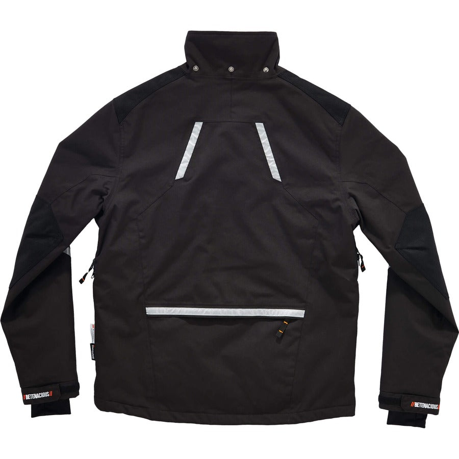Ergodyne 6466 Thermal Jacket - Medium Size - Nylon - Black