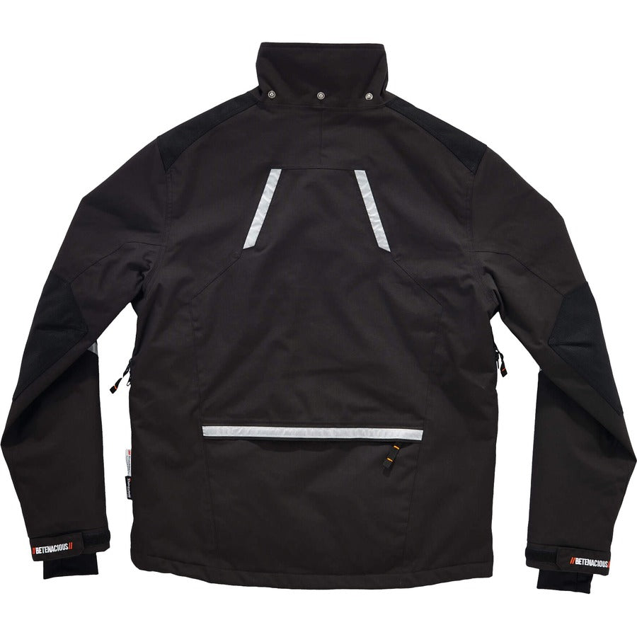 Ergodyne 6466 Thermal Jacket - Extra Large (XL) Size - Nylon - Black