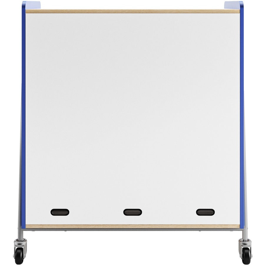 Safco Whiffle Typical Triple Rolling Storage Cart - 330 lb Load Capacity - 4 Casters - 3" Caster Size - 1 Carton