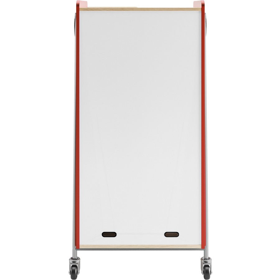 Safco Whiffle Typical Double Rolling Storage Cart - 153 lb Load Capacity - 4 Casters - 3" Caster Size - 1 Carton