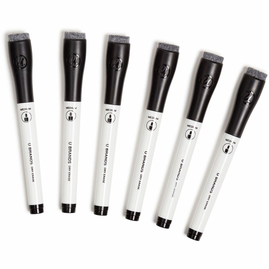 U Brands Single-Sided Dry-Erase Lap Board Value Pack - 12" (1 ft) Width x 9" (0.8 ft) Height - White Melamine Surface -