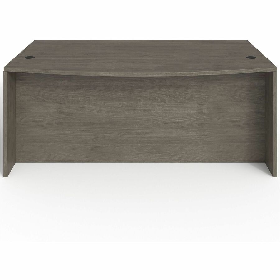 Lorell Prominence 2.0 Bowfront Right-Pedestal Desk - Rectangle - 29" Height x 72" Width x 42" Depth, 1" Thickness Top -