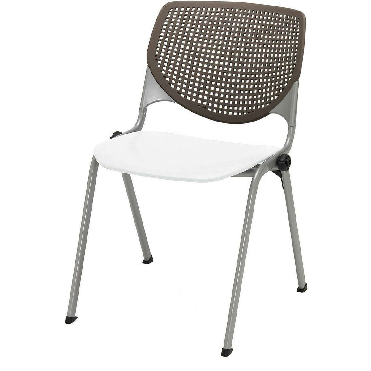KFI Stacking Chair - Polypropylene Seat Material - Polypropylene Back Material - Steel Frame Material - Four-legged Base