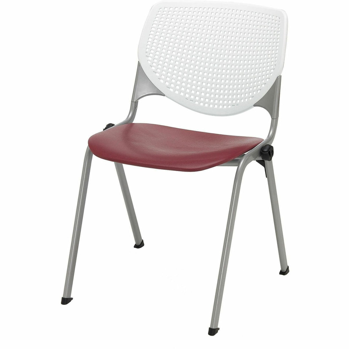 KFI Stacking Chair - Polypropylene Seat Material - Polypropylene Back Material - Steel Frame Material - Four-legged Base