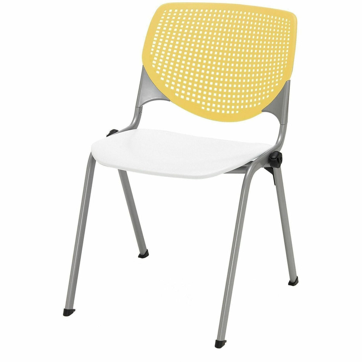 KFI Stacking Chair - Polypropylene Seat Material - Polypropylene Back Material - Steel Frame Material - Four-legged Base