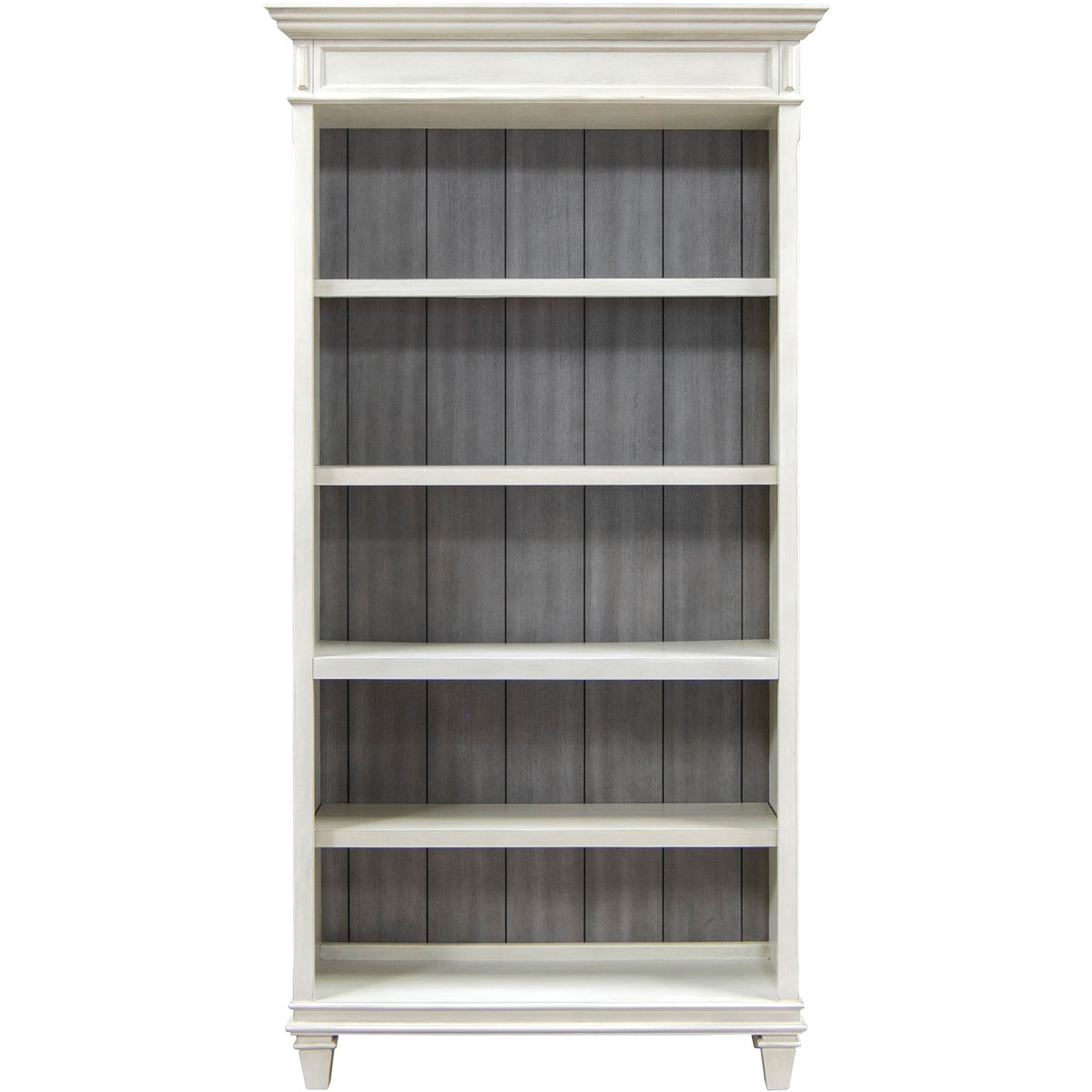 Martin Hartford Open Bookcase - 78" Height x 40" Width x 14" Depth - 5 Shelve(s) - 3 Adjustable Shelf(ves) - 1 Each