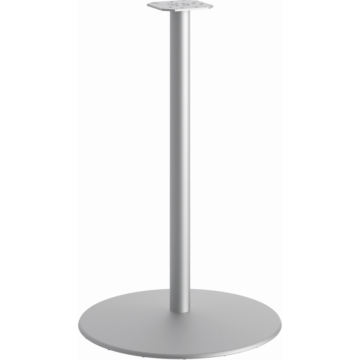 HON Between HBTTD42 Table Base - Round Base - Textured Silver - 1 Each