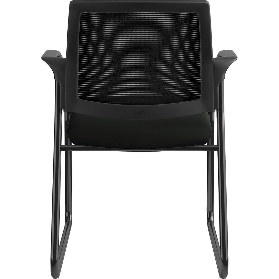 HON Ignition Chair - Black Seat Color - Vinyl Seat Material - Black Back Color - Mesh Back Material - Black Frame Color