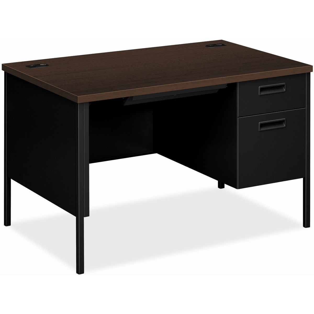 HON Metro Classic HP3251R Pedestal Desk - 29.5" Height x 48" Width x 30" Depth - Total Drawer(s): 5Right Side - Square E