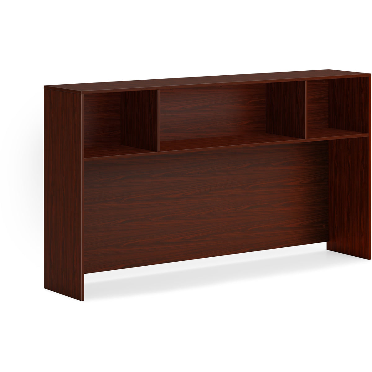 HON Mod HLPLDH72 Hutch - 39.8" Height x 72" Width x 14" Depth - Finish: Traditional Mahogany - 1 Each