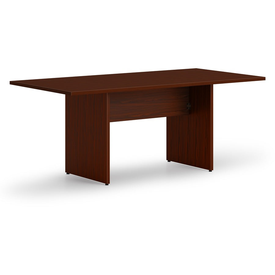 HON Mod HLPLTBL72BASE Conference Table Base - Finish: Traditional Mahogany - 1 Each