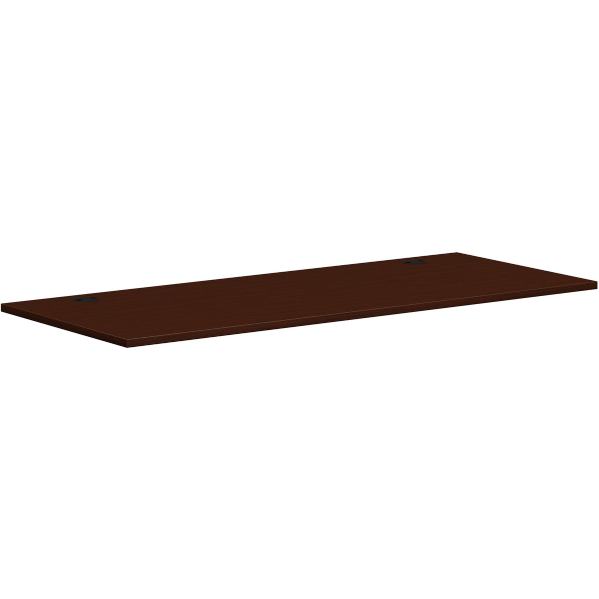 HON Mod HLPLRW7230 Work Surface - Rectangle - x 72" Width x 30" Depth - Finish: Traditional Mahogany, Laminate - 1 Each